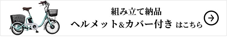 組み立て納品、ヘルメット&カバーセットはこちら