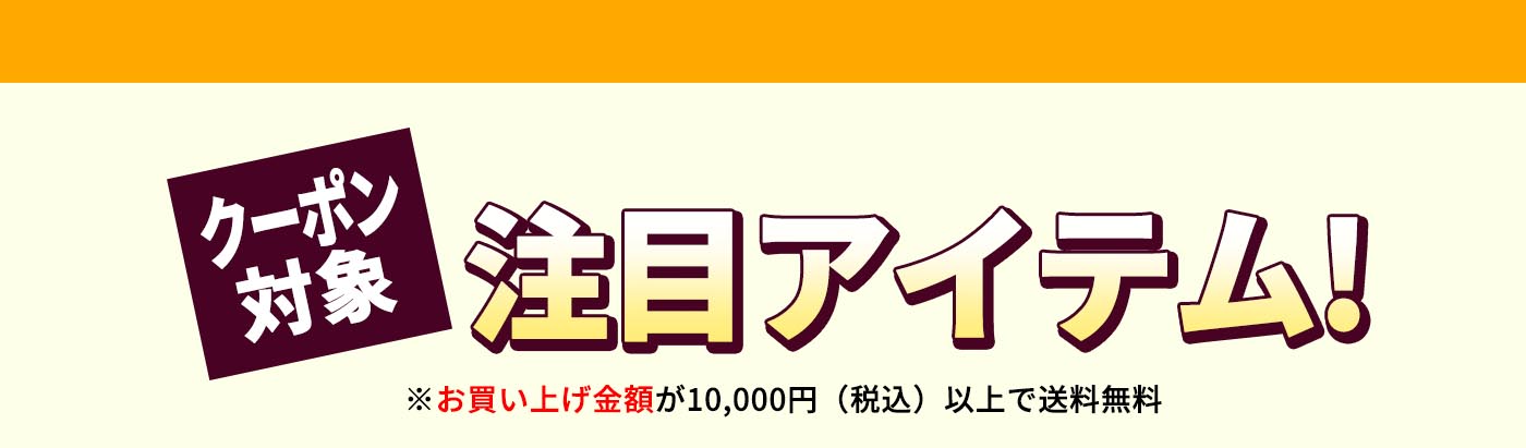 大感謝祭クーポン対象注目アイテム
