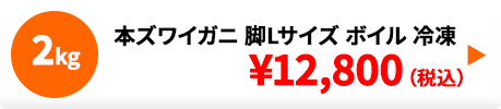 本ズワイガニ 脚Lサイズ ボイル 冷凍 2.0kg
