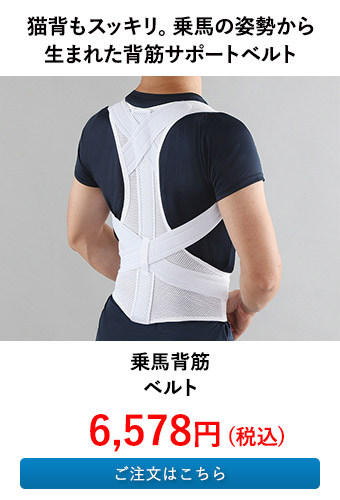 乗馬背筋ベルト