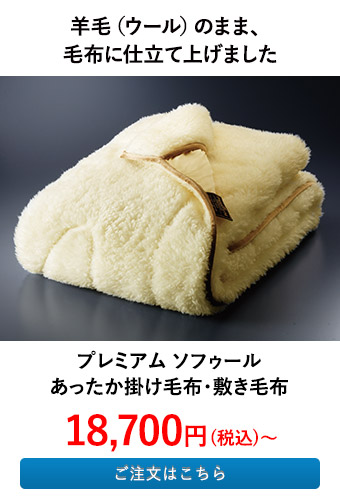 プレミアム ソフゥール あったか掛け毛布・敷き毛布