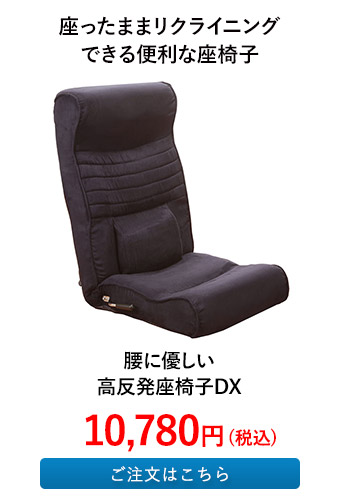 腰に優しい高反発座椅子DX