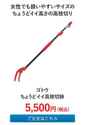 ゴトウ ちょうどイイ高枝切鋏