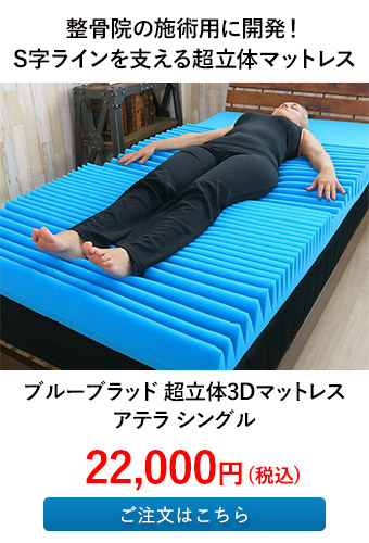 ブルーブラッド 超立体3Dマットレス アテラ シングル