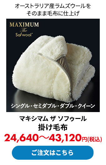 マキシマム ザ ソフゥール 掛け毛布	