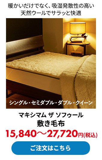マキシマム ザ ソフゥール 敷き毛布