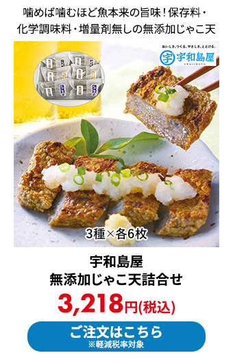 宇和島屋 無添加じゃこ天詰合せ 