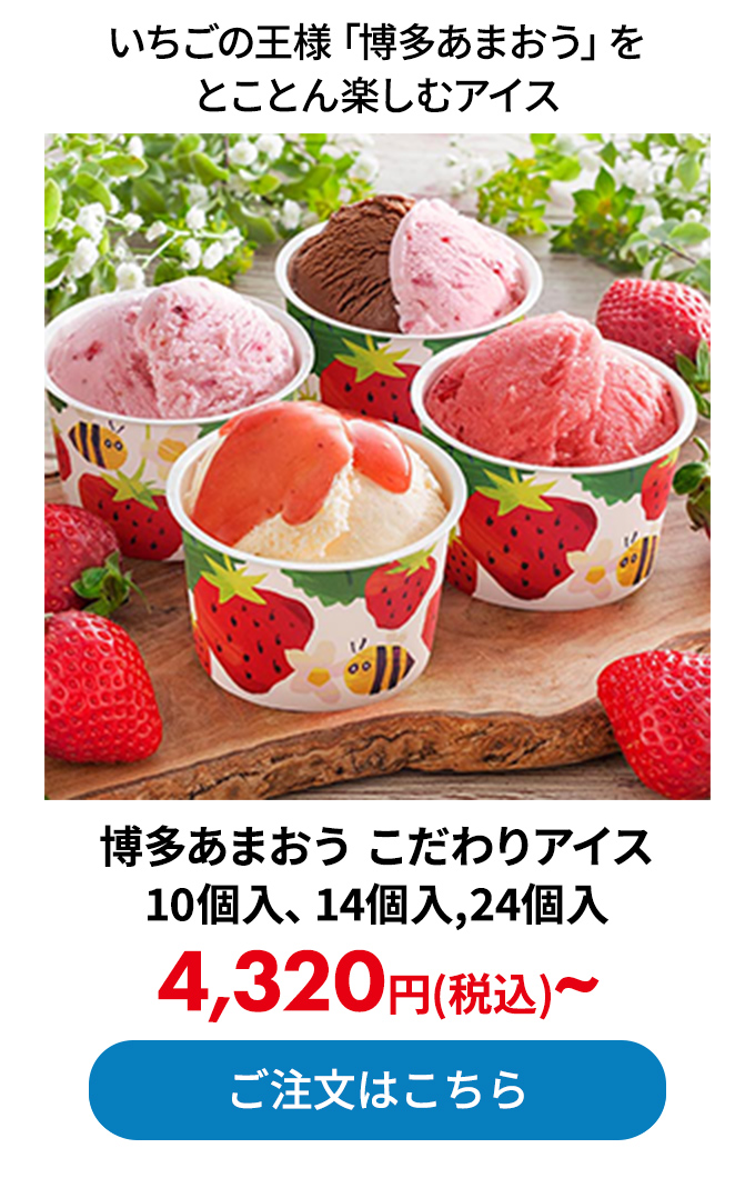 博多あまおうのこだわりアイス
