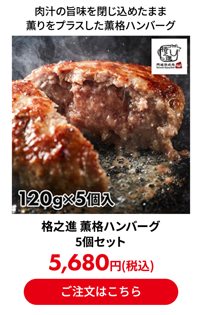 格之進 薫格ハンバーグ 5個セット