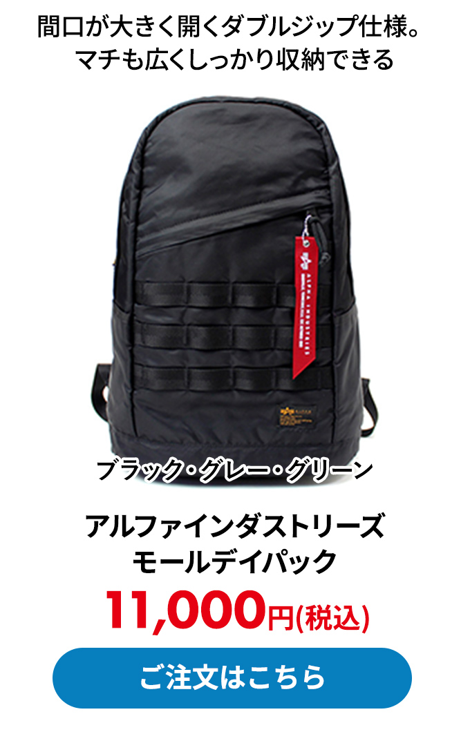 アルファインダストリーズ モールデイパック