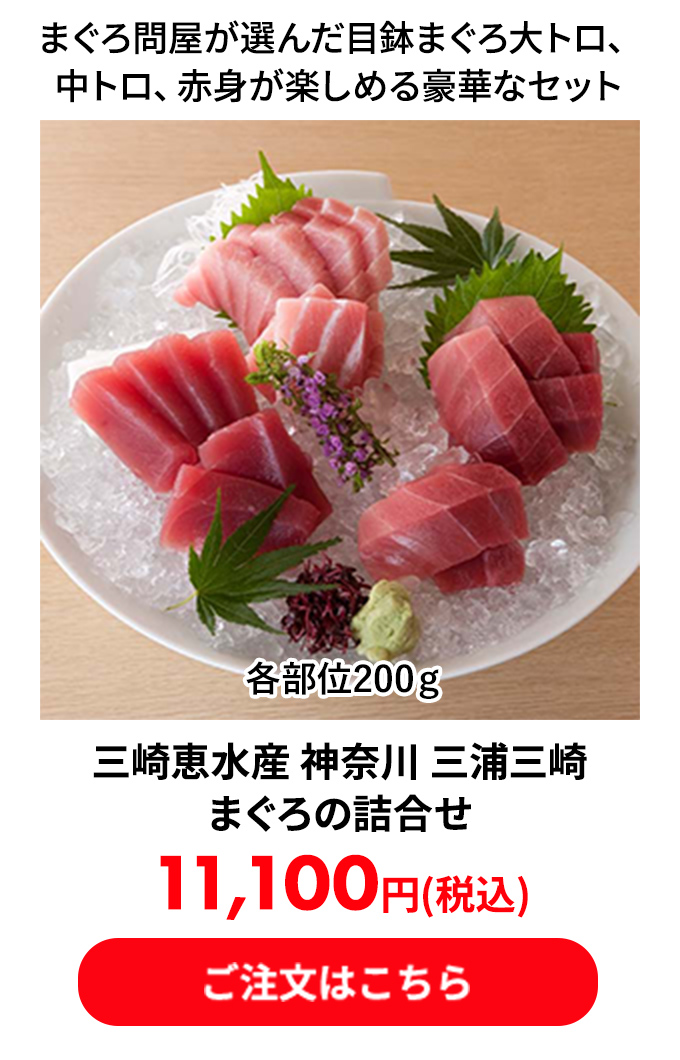 三崎恵水産 神奈川 三浦三崎 まぐろの詰合せ