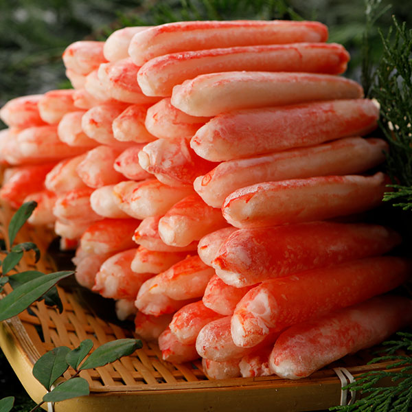 本ズワイガニ脚むき身 Lサイズ ボイル 冷凍 1セット