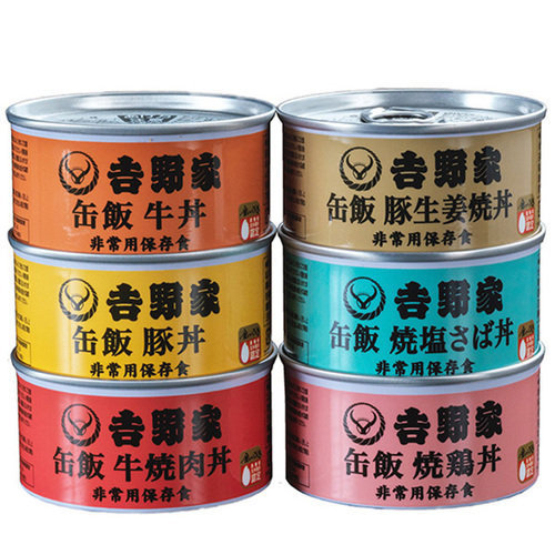 吉野家 缶飯6種セット 1セット（6缶：6種類×各1缶）
