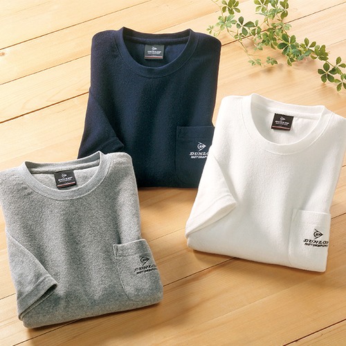 5分袖パイルTシャツ 3色組