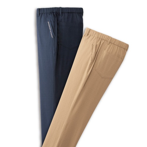 爽やかタッチ楽らくイージーパンツ2色組