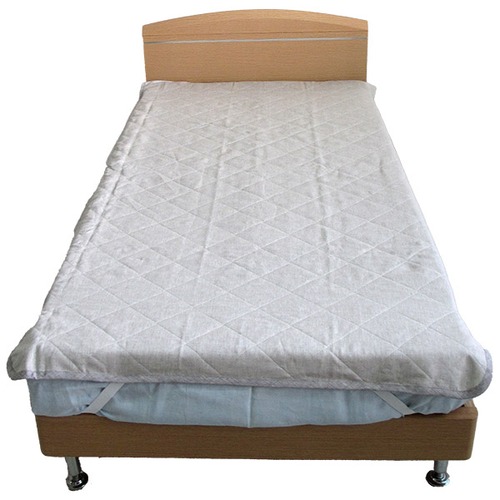 滋賀麻工業 日本製 洗えるリネンヘンプ 敷パッド