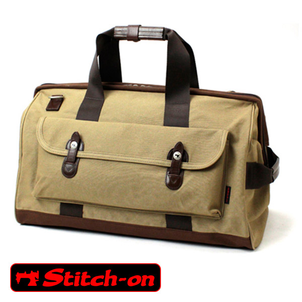 ステッチオン ダレスボストン ベージュ