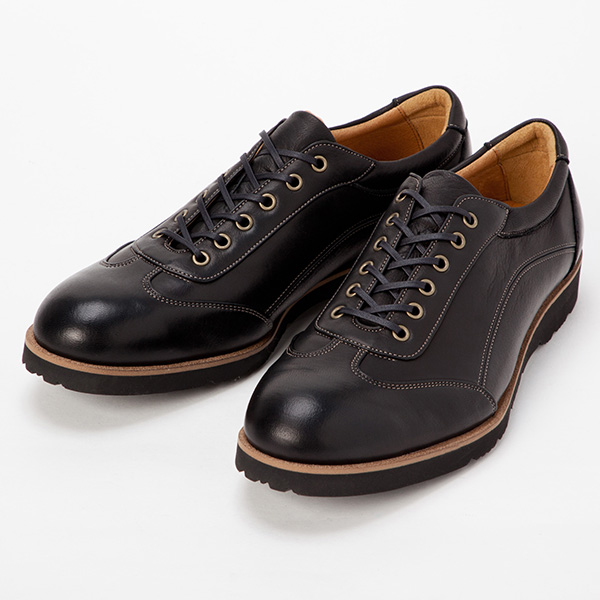 奈良産 鹿革レースアップスニーカー