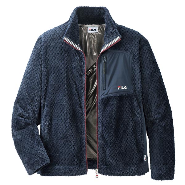 FILA(フィラ) 裏アルミダイヤフリースブルゾン