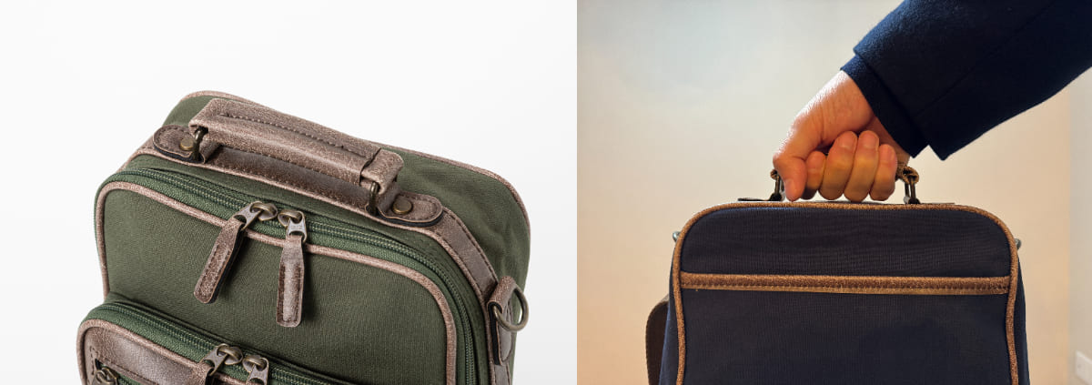 MADE IN 豊岡。“旅に重宝する”鞄の國 帆布ショルダーバッグ