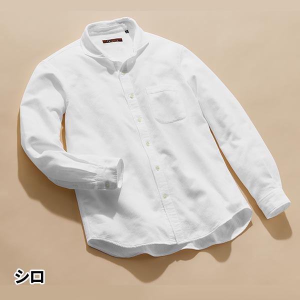 日本縫製今治タオルメーカーのパイルシャツ シロ