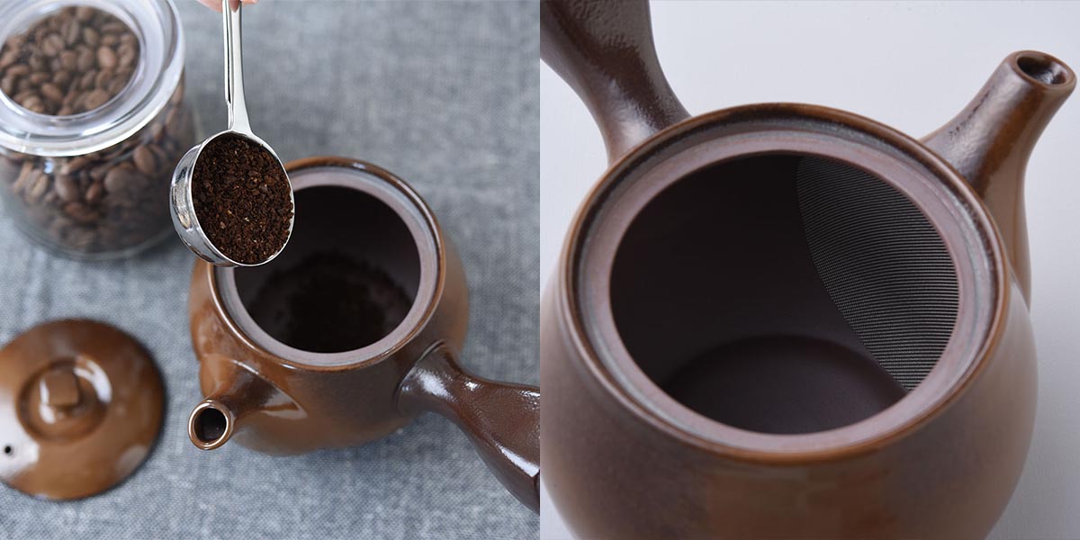 急須で淹れる至福の一杯　職人が手掛けるコーヒー専用急須でおうち時間を格上げ