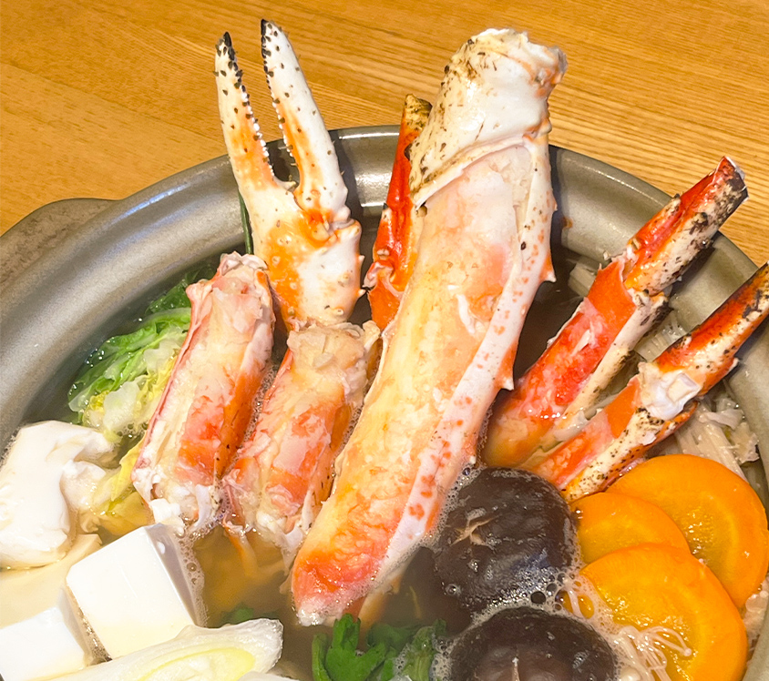 カニの王様「たらばガニ」殻付きだけど簡単に食べられて大満足!