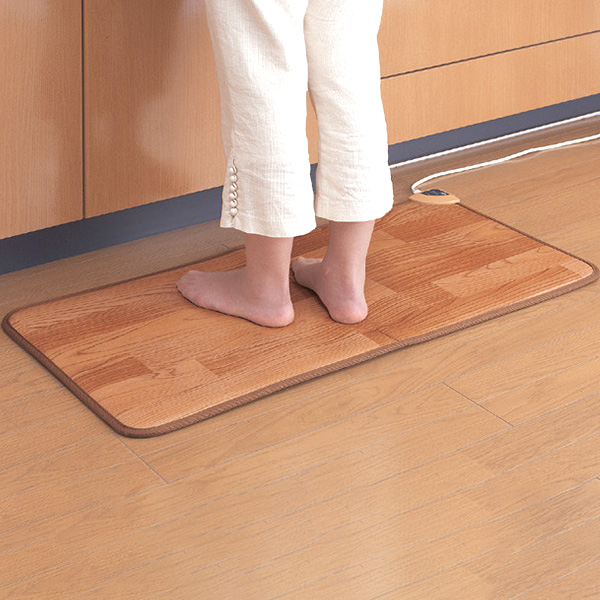 フローリングタイプのホットキッチンマット 約180×45cm 1個