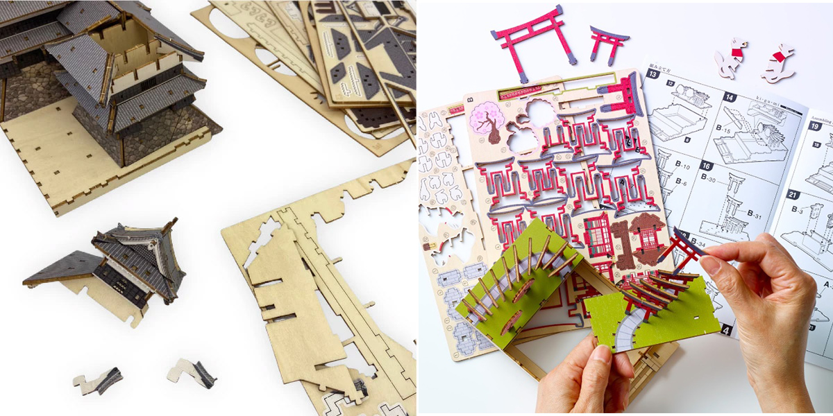 年末年始におすすめ。お家時間が楽しくなる、日本の木工文化を活かした3Dクラフトアート