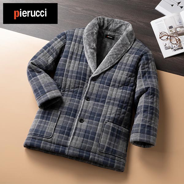 ピエルッチ 裏シャギーあったかソフトガウン