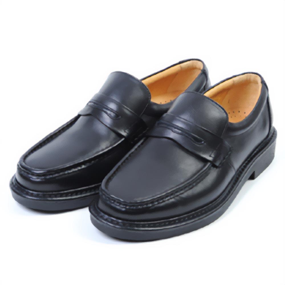 金谷製靴 カネカ 日本製 ソフト牛革 ビジネスウォーキングシューズ ローファー 4E 1足