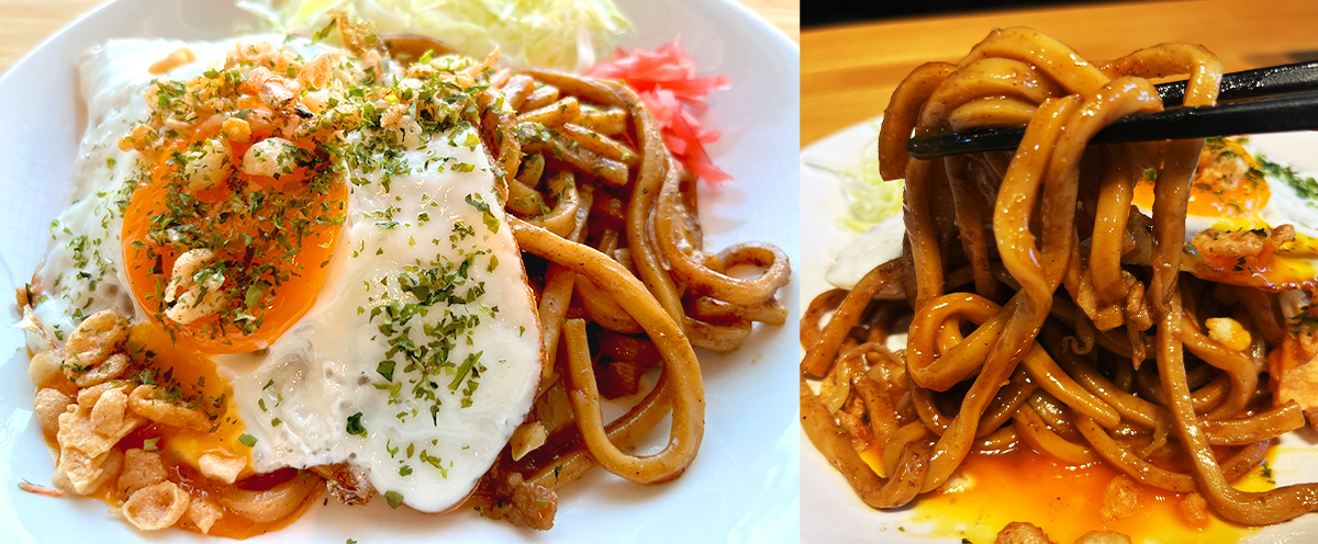 行列のできる焼きそば専門店「神保町みかさ」の太麺ソース焼きそばを実食してみた