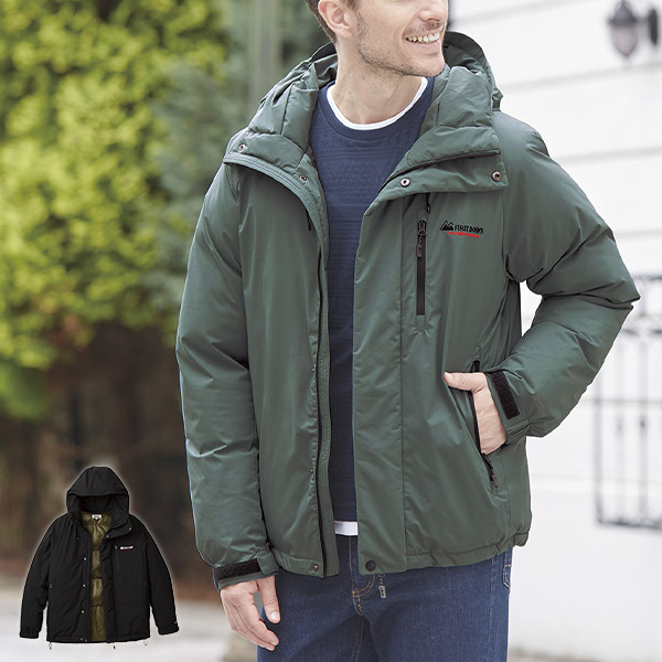 ファーストダウン オールウェザー裏アルミ中綿パーカ