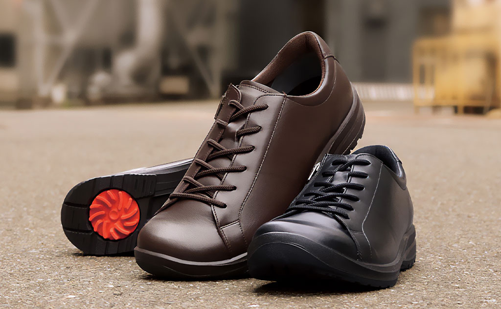 ひざが軽くなれば毎日はもっと楽しくなる！歩くのが好きになる日本製の一足。