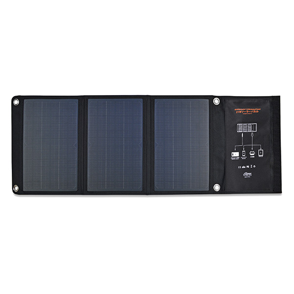 メテックス EVER Bright(エバーブライト) 21Wソーラーパネル ポケット付