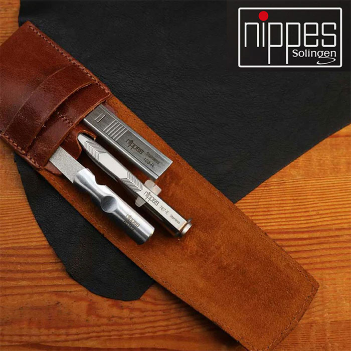 NIPPES ニッペス ドイツ製 ネイルケアセット (爪切り、爪やすり、LEDライト付きトゲぬき各1個)