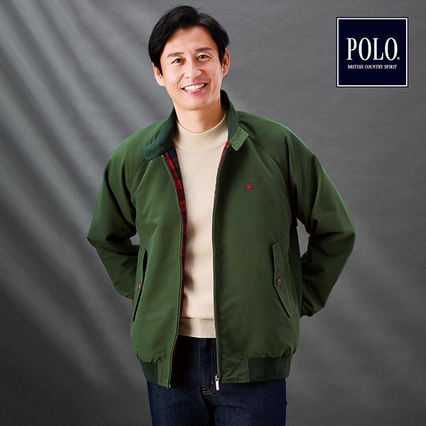 ポロ・ビーシーエス はっ水加工裏チェックスイングトップ