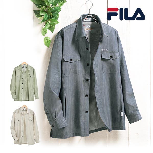 FILA(フィラ) ポケットいっぱい軽量シャツジャケット