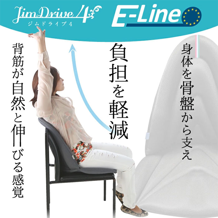 Mission Praise ジムドライブ4 E-ラインオフィス用高機能サポートクッション