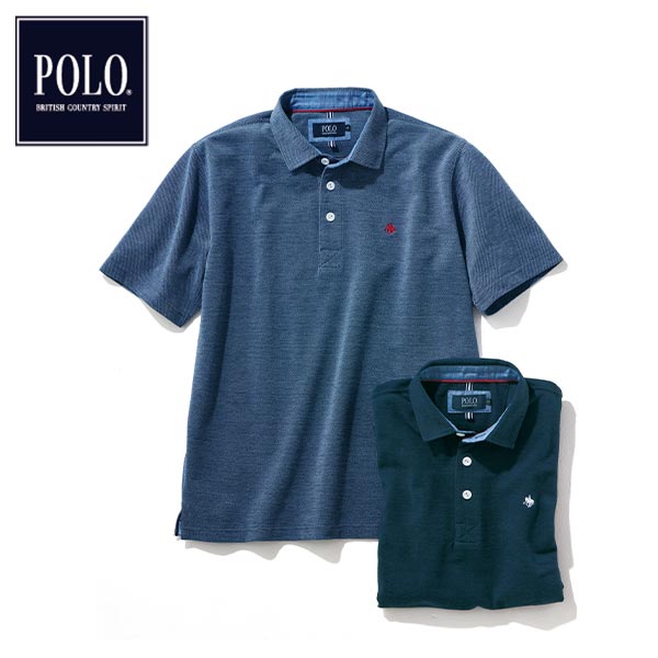 【アウトレット】フレンドリー ポロ・ビーシーエス しっかり素材のワンポイントポロシャツ