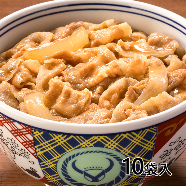 吉野家 豚丼の具 10袋 1セット（120g×10袋）