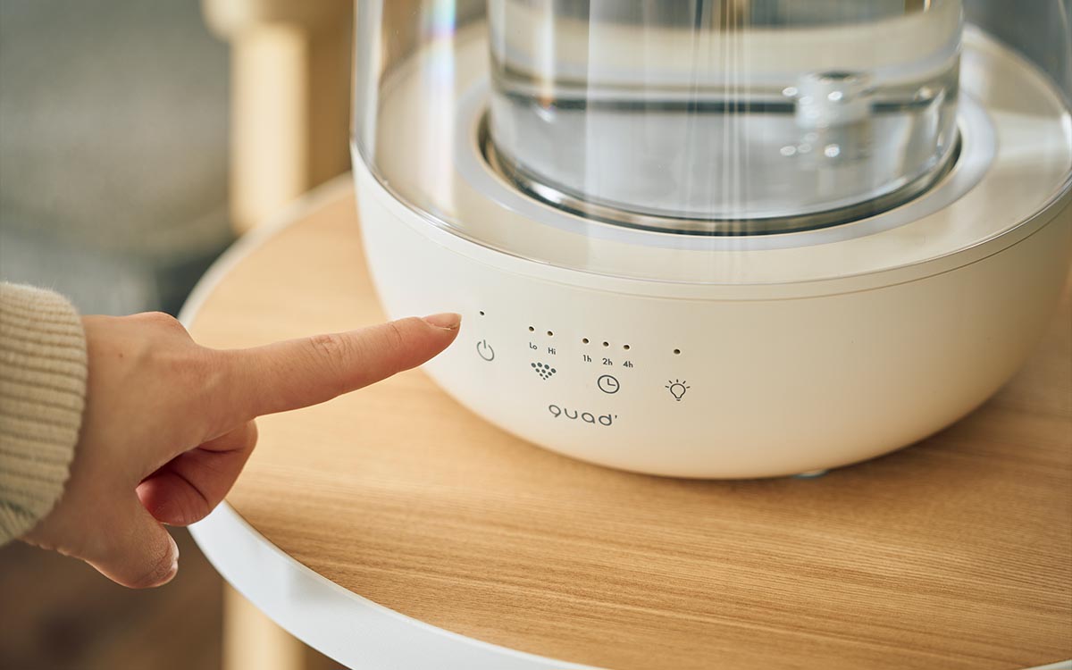 乾燥シーズン突入前に準備を!清潔・パワフルな「ガラス×スチーム」加湿器