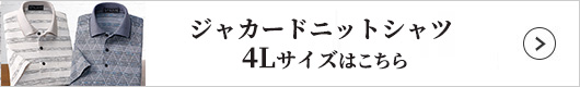 フレンドリー 日本製 ジャカードニットシャツ4L系