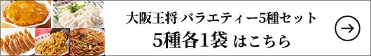 大阪王将 バラエティー5種セット 1セット（5種×各1袋）