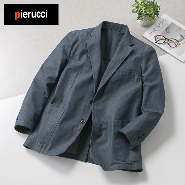 45R デニムテーラードジャケット 5 45rpm - 45R/フォーティファイブアール(45rpm) インディゴ藍染