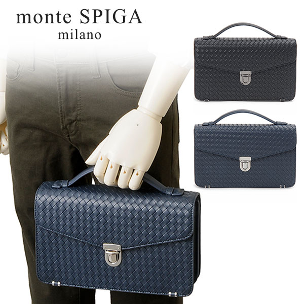 monte SPIGA 11567MEBK ハンドバッグ 黒 メッシュセカンドバッグ monte SPIGA 11567MEBK ハンドバッグ 黒 メッシュセカンドバッグ