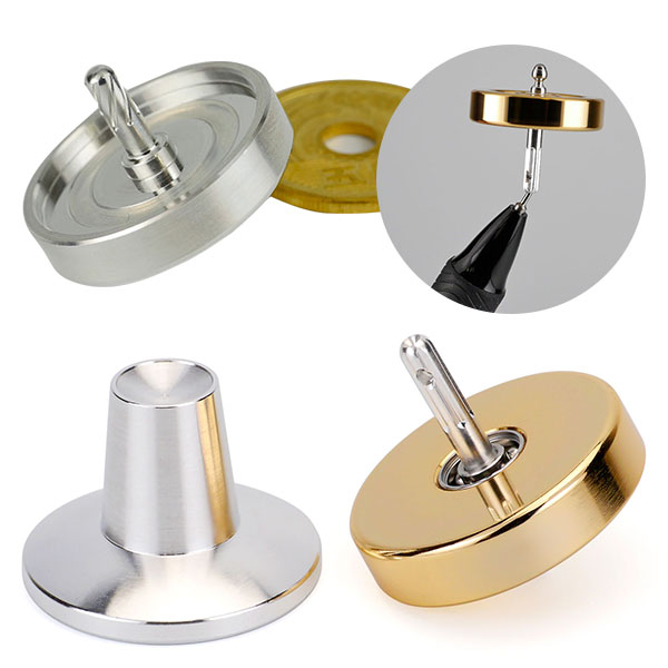 ミツミ製作所 町工場が作った精密独楽セット（専用スタンド付） M-0119