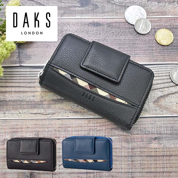 DAKS クレセント マルチウォレット（キー、カード、コイン） 1個
