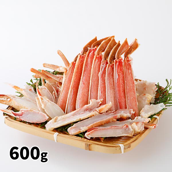 生本ズワイガニ 半むき身 L~2Lサイズ 冷凍 総重量600g（正味480g）