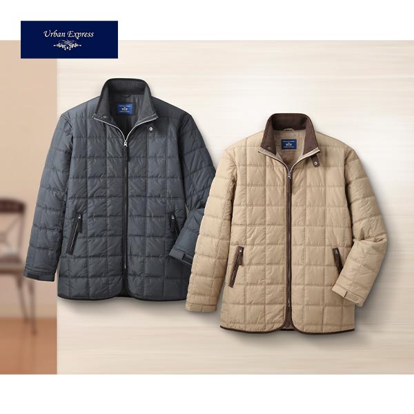 アーバンエクスプレス ブロックキルト中綿ジャケット 1着